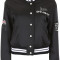 Off-White Varsity Bomber Jacket BLACK WHITE