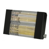 Incalzitor de terasa electric cu raze infrarosii IRC3000CN, culoare negru, putere calorica 3000W, alimentare 230V, Calore