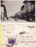 Bacau - Strada Centrala- masina de epoca, rara, Circulata, Printata