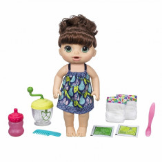 Papusa bruneta Baby Alive Sweet Spoonfuls foto