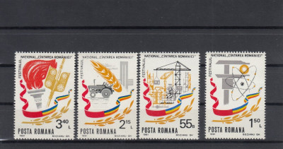 ROMANIA 1981 LP 1037 CANTAREA ROMANIEI SERIE MNH foto