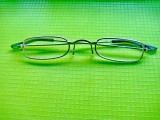 9678-Ochelari mici vintage pentru copii cu lentile subtiri din metal.