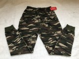PANTALON LUNG BARBATI CAMUFLAJ SPORT TRENING ARMY KAKI GROSI VATUITI IARNA, 3XL sau mai mare, Bumbac