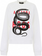 DSQUARED2 Sweatshirt With Sequins WHITE foto
