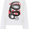 DSQUARED2 Sweatshirt With Sequins WHITE