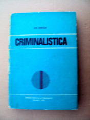 Carte Criminalistica Ion Mircea foto