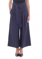 Vivienne Westwood Blue Palazzo Trousers With Pleats Blue foto