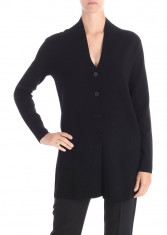 Liviana Conti Black V-Neck Long Cardigan Black foto