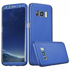 Husa Samsung Galaxy A5 2017 Flippy Full Cover 360 Albastru + Folie de protectie foto