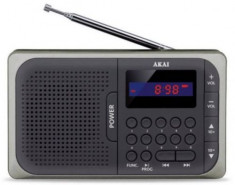 Radio Akai APR-210, Micro SD, USB (Negru) foto