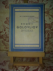 M. E. Saltakov-Scedrin - Domnii golovliov &amp;quot;A1933&amp;quot; foto