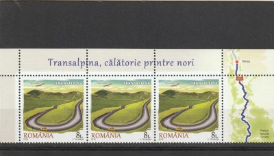 Romania, Transalpina ,straif de 3 . nr lista 2115. foto