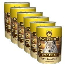 Tin WOLFSBLUT Gold Fields PURE, 6 x 395 g Tin WOLFSBLUT Gold Fields PURE, 6 x 395 g