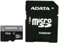 Card A-DATA Premier microSDHC 16GB, Class 10 + adaptor SD foto