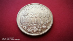 ROMANIA 25000 Lei 1946 XF Argint foto