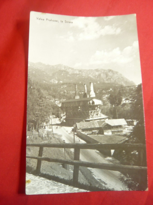 Ilustrata Valea Prahovei la Sinaia circulat 1960