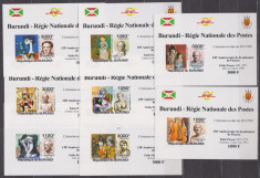 DB Burundi Pictura Picasso 130 ani de la nastere serie lux 8v MNH nedantelate foto