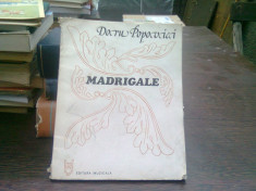 Madrigale - Doru Popovici (partitura) foto