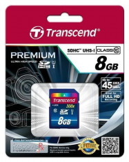 Card memorie Transcend 8GB SDHC Class10 UHS-I foto
