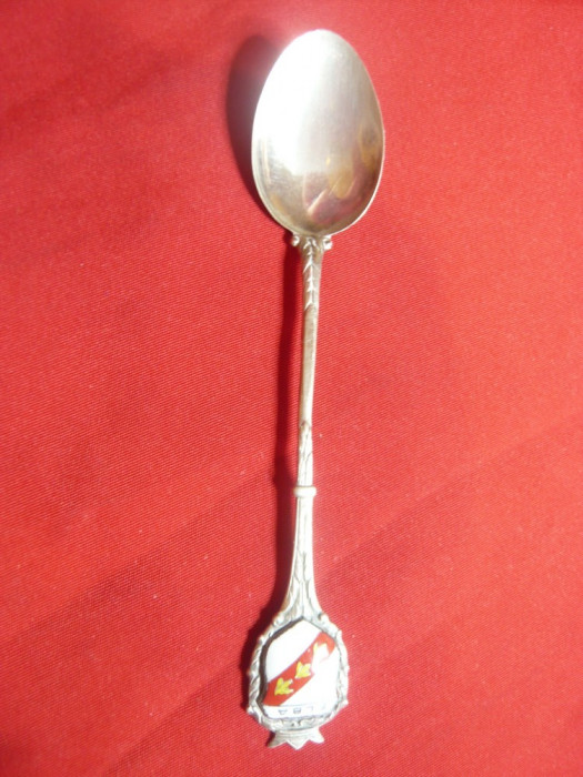 Lingurita ornamentala Insula Elba ,cu marcaj , L= 10,3 cm