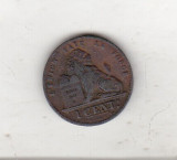 Bnk mnd Belgia 1 centima 1907, Europa