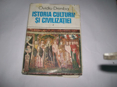 ISTORIA CULTURII SI CIVILIZATIEI OVIDIU DRAMBA VOL,2 foto