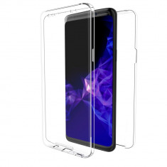 Husa Samsung Galaxy A8 2018 Flippy Full Tpu 360 Transparent foto