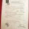 Fotocopie -Act de Naturalizare a unui cetatean roman in Cehoslovacia 1937 la Con