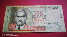 MAURITIUS 100 Rupees 2007 VF foto