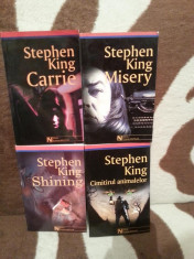 CIMITIRUL ANIMALELOR/SHINING/MISERY/CARRIE-STEPHEN KING (4 VOL) foto