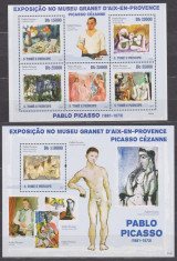 DB Sao Tome Pictura Picasso MS + SS MNH foto