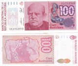 Argentina 100 Australes 1985-90 UNC