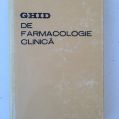 Ghid de farmacologie clinica/colectiv/Ed. Facla/1982