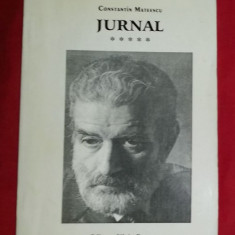Constantin Mateescu - Jurnal (volumul 5) cu dedicatia autorului