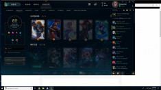 Vand cont league of legends, g5 ,82 skinuri foto