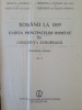 Romanii la 1859-Unirea Principatelor romane in constiinta europerana