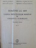 Romanii la 1859-Unirea Principatelor romane in constiinta europerana