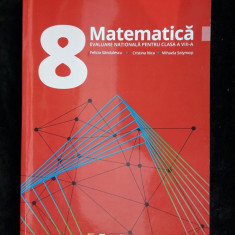 MATEMATICA CLASA A VIII A - SANDULESCU , NICA , SOLYMOSI .STARE FOARTE BUNA