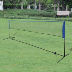 Set fileu de badminton, cu flutura?i, 500x155 cm foto