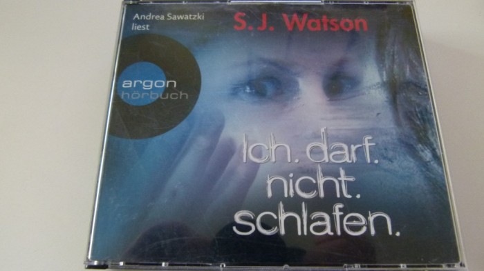 ich darf nicht schlafen -s.j. watson - 6 cd- 4065