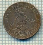 11187 MONEDA - SPANIA - 2 1/2 CENTIMOS DE ESCUDO -ANUL 1867 -STAREA CARE SE VEDE, Europa