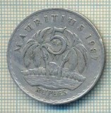 11180 MONEDA - MAURITIUS - 5 RUPEES -ANUL 1987 -STAREA CARE SE VEDE