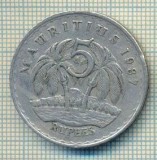 11180 MONEDA - MAURITIUS - 5 RUPEES -ANUL 1987 -STAREA CARE SE VEDE, Asia