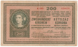 AUSTRIA UNGARIA 200 KRONEN KORONA 1918 VF