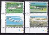 Nevis 1998 aviatie MI 1229-32 MNH w53, Nestampilat