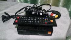 RECEIVER HD ORANGE SAMSUNG MODEL GX-OR530SK FUNCTIONAL+ACCESORII foto