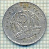 11182 MONEDA - MAURITIUS - 5 RUPEES -ANUL 1987 -STAREA CARE SE VEDE