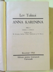 Lev Tolstoi, Anna Karenina, vol. 1, editia a cincea foto