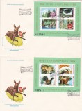 ROMANIA 1986 LP 1152 COLABORAREA CULTURAL ECONOMICA INTEREUROPEANA BLOCURI FDC, Nestampilat