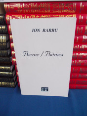 ION BARBU - POEME / POEMES ( EDITIE BILINGVA , ROMANA / FRANCEZA ) , 1995 foto